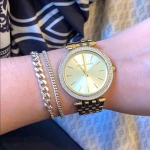 Gold Michael Kors watch